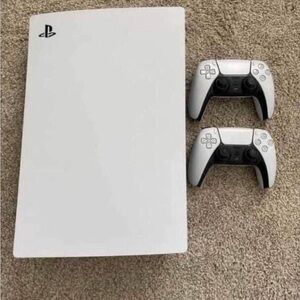 Sony PlayStation Console with Dual Controllers - White